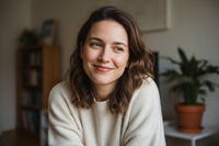 Realistyczne zdjęcie profilowe kobiety